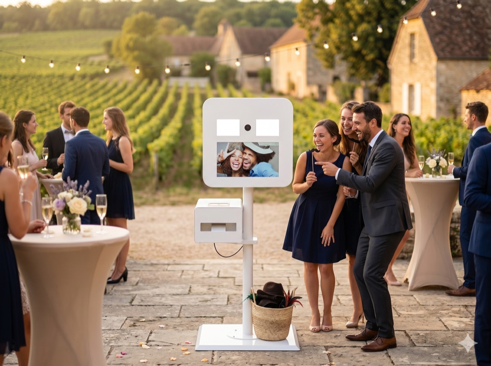 Borne photo pour mariage